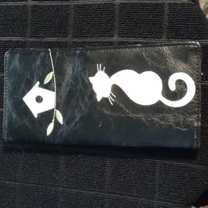 Black and White Cat Design Wallet